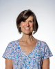 Karyn McKenzie in a blue patterned shirt